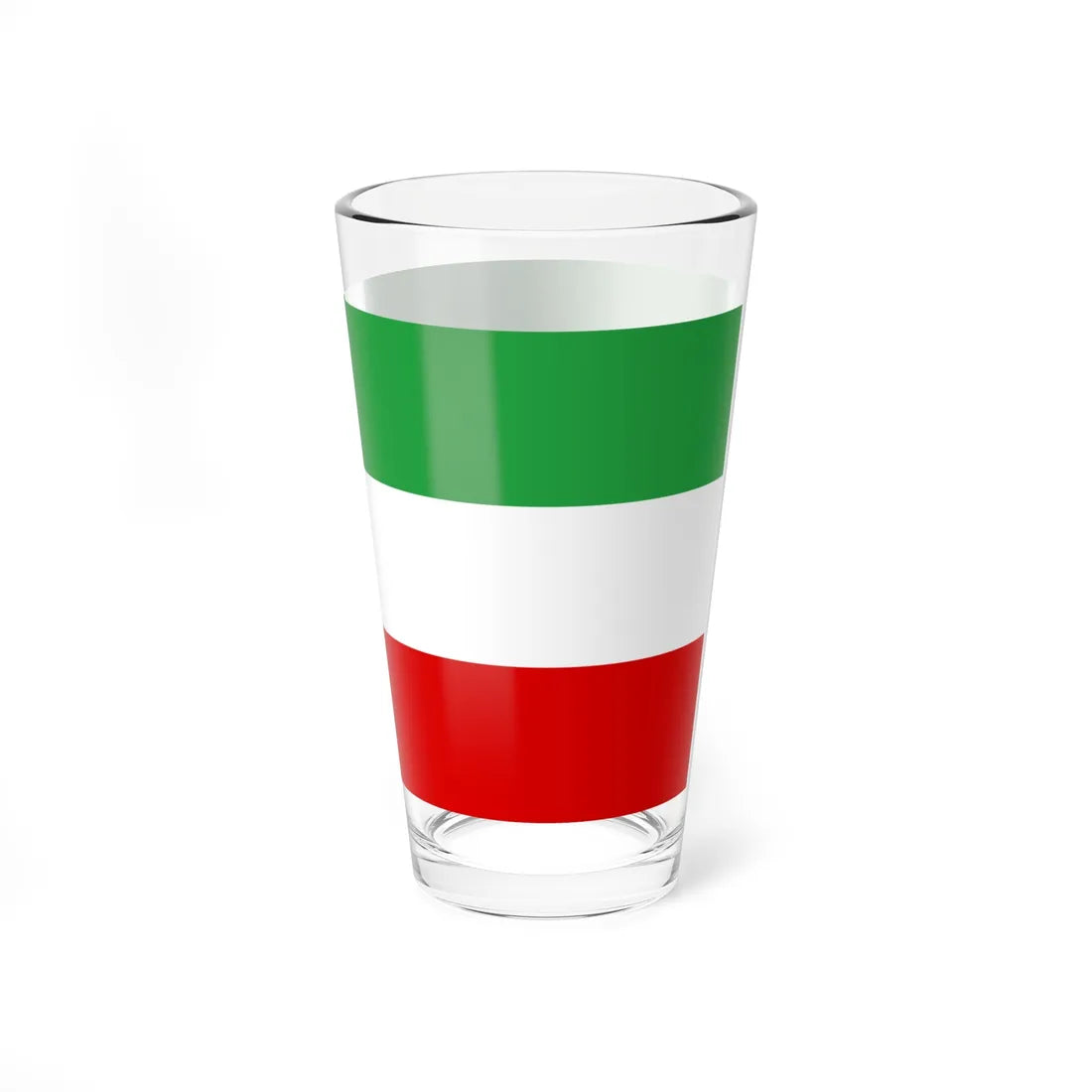 Post-constitutional Revolution Civil Flag of Persia (Iran) Pint Glass 16oz - Go Mug Yourself