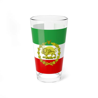 Post-constitutional Revolution War Flag of Persia (Iran) Pint Glass 16oz 16oz - Go Mug Yourself