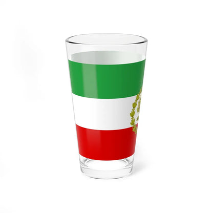 Post-constitutional Revolution War Flag of Persia (Iran) Pint Glass 16oz - Go Mug Yourself