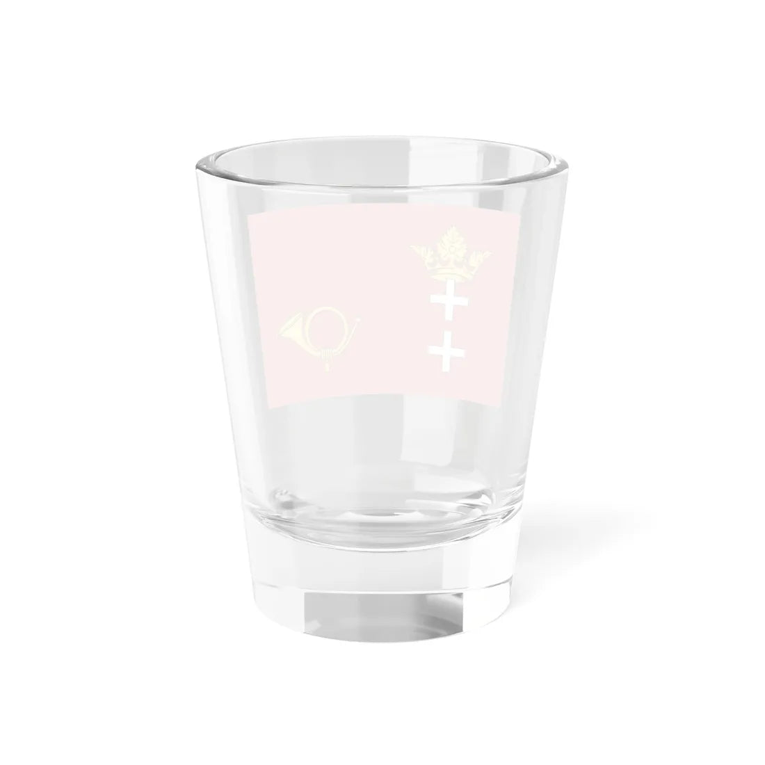 Postal flag and Ensign of the Free City of Danzig Postflagge (Poland) Shot Glass 1.5oz - Go Mug Yourself