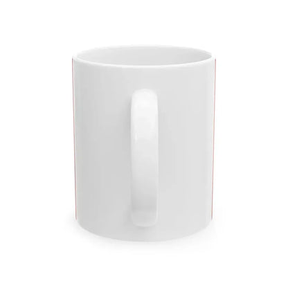 Postal flag and Ensign of the Free City of Danzig Postflagge (Poland) White Coffee Mug - Go Mug Yourself