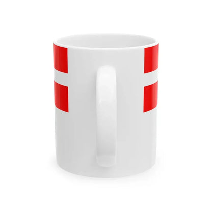 Postal Flag of Japanese Taiwan 1898-1916 (Japan) White Coffee Mug - Go Mug Yourself