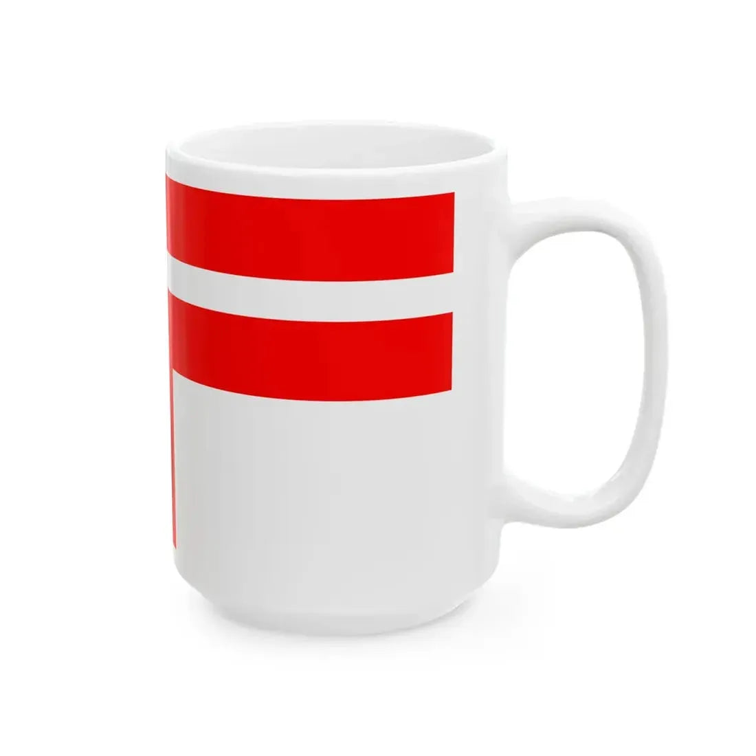 Postal Flag of Japanese Taiwan 1898-1916 (Japan) White Coffee Mug - Go Mug Yourself