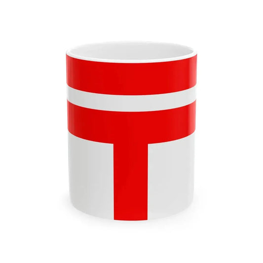 Postal Flag of Japanese Taiwan 1916-1945 (Japan) White Coffee Mug 11oz - Go Mug Yourself