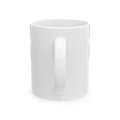 Postal Flag of Japanese Taiwan 1916-1945 (Japan) White Coffee Mug - Go Mug Yourself