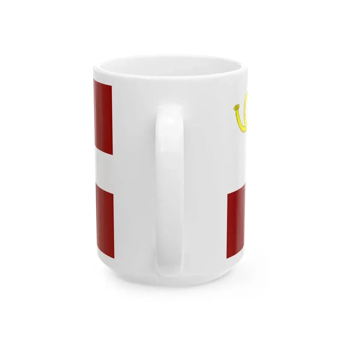 Postal Flag of Latvia (Latvia) White Coffee Mug - Go Mug Yourself