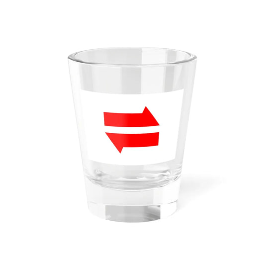 Postal flag of Mengjiang (China) Shot Glass 1.5oz 1.5oz - Go Mug Yourself