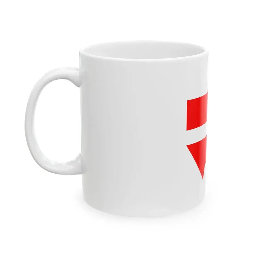 Postal flag of Mengjiang (China) White Coffee Mug - Go Mug Yourself