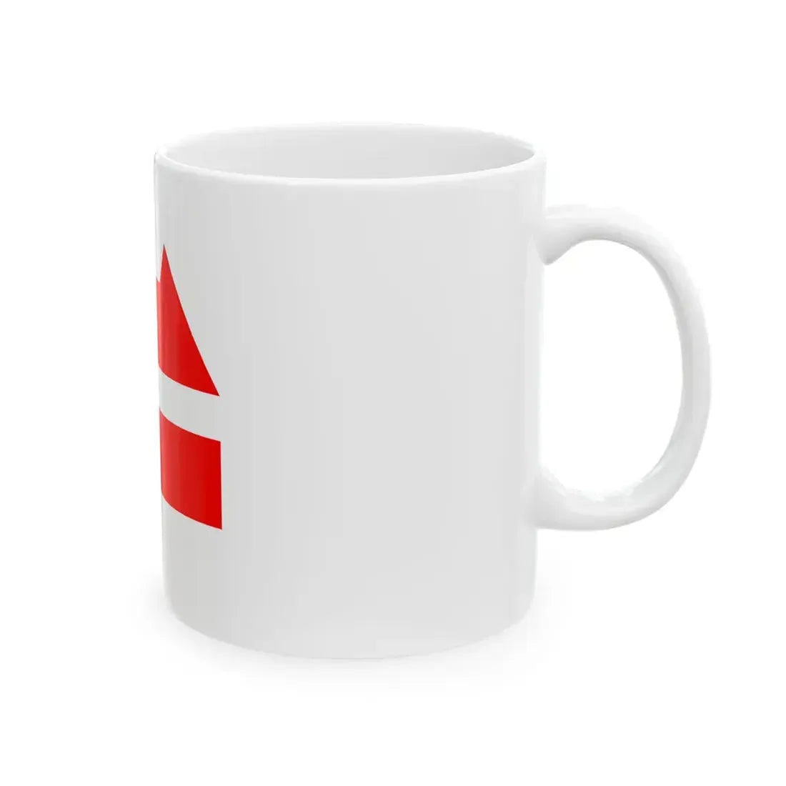 Postal flag of Mengjiang (China) White Coffee Mug - Go Mug Yourself