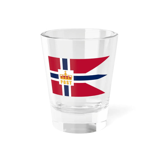 Postal Flag of Norway (Norway) Shot Glass 1.5oz 1.5oz - Go Mug Yourself