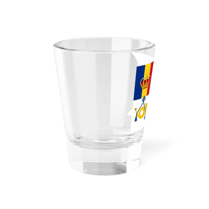 Postal Flag of the Romanian Maritime Service 1939 (Moldova) Shot Glass 1.5oz - Go Mug Yourself