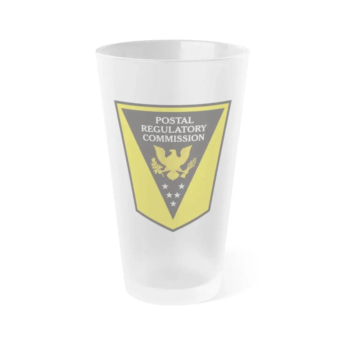 Postal Regulatory Commission - Frosted Pint Glass 16oz 16oz Frosted - Go Mug Yourself