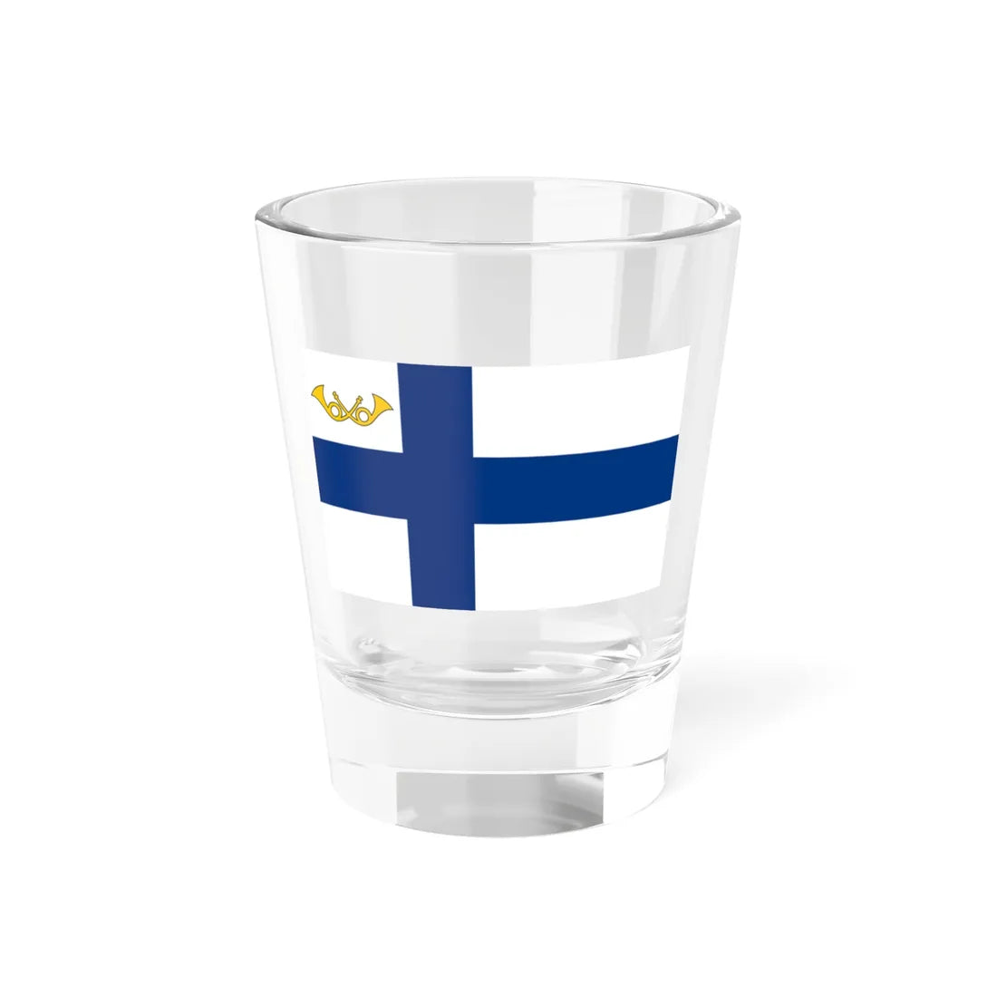Postilippu varhaisempi malli (Finland) Shot Glass 1.5oz 1.5oz - Go Mug Yourself