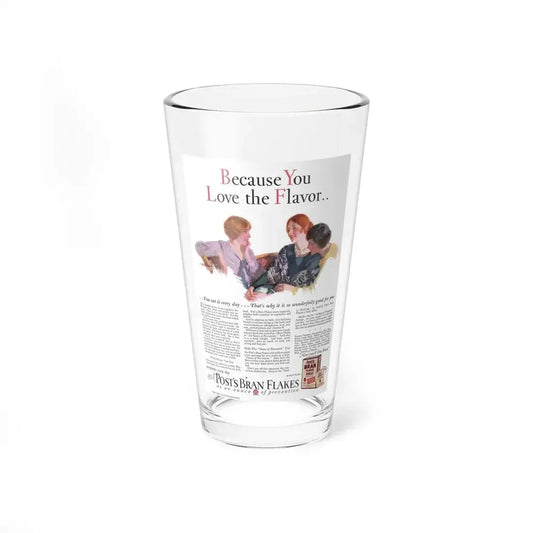 Postum ad, Good Housekeeping, April 1927 (Magazine Illustration) Pint Glass 16oz 16oz - Go Mug Yourself