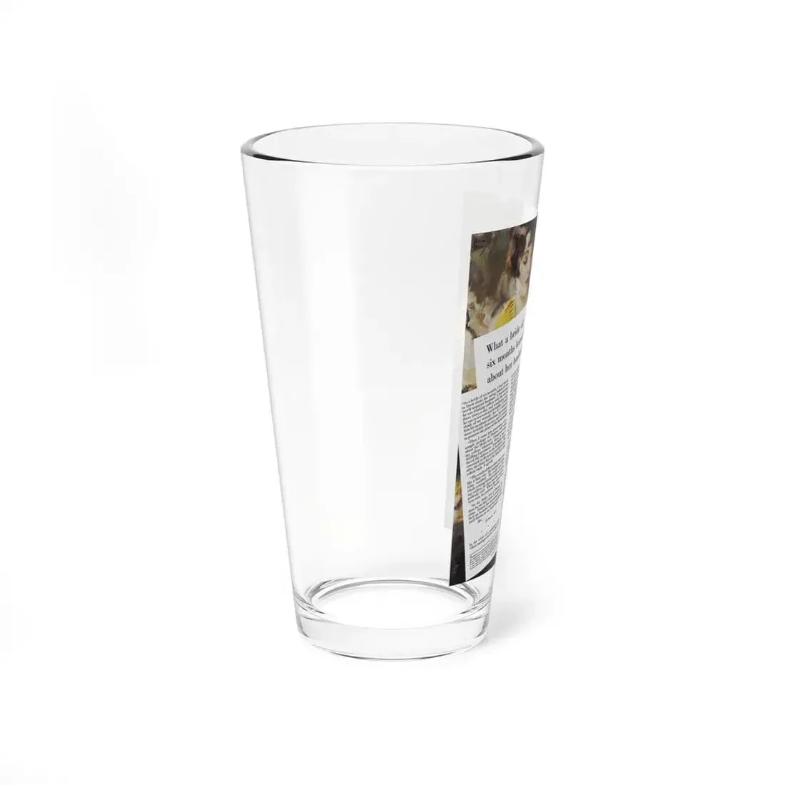 Postum ad, Ladies' Home Journal, October 1928 (Magazine Illustration) Pint Glass 16oz - Go Mug Yourself