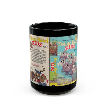 POTATO HEAD KIDS VOLUME 1 (VHS COVER) - Black Coffee Mug-15oz-Go Mug Yourself