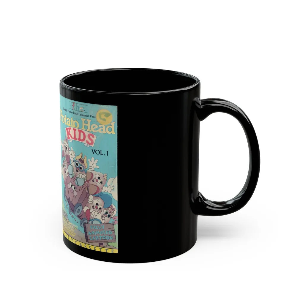 POTATO HEAD KIDS VOLUME 1 (VHS COVER) - Black Coffee Mug-Go Mug Yourself