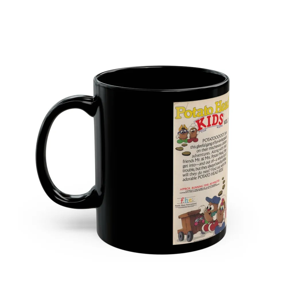 POTATO HEAD KIDS VOLUME 1 (VHS COVER) - Black Coffee Mug-Go Mug Yourself