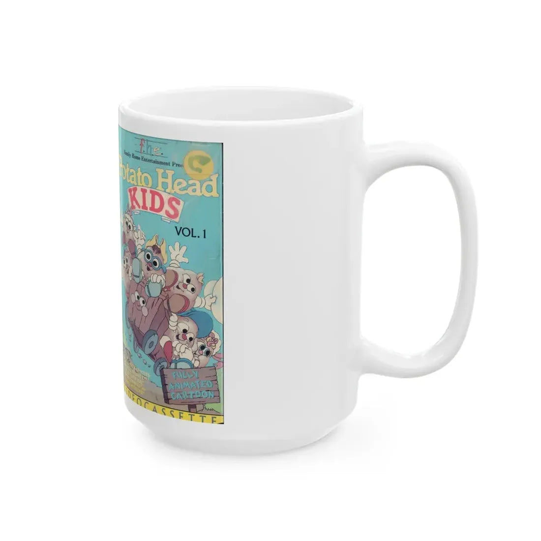 POTATO HEAD KIDS VOLUME 1 (VHS COVER) - White Coffee Mug - Go Mug Yourself