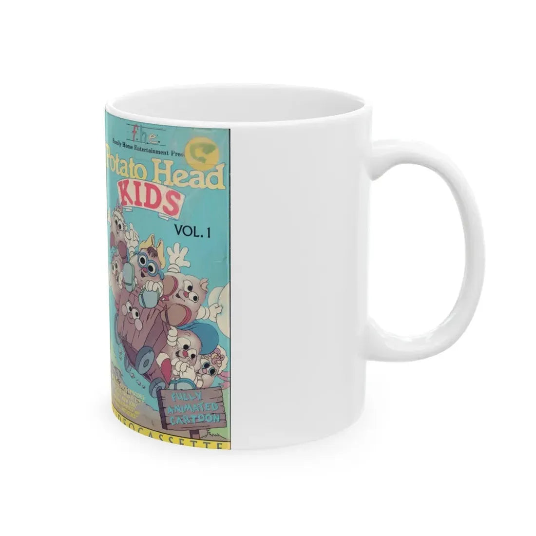 POTATO HEAD KIDS VOLUME 1 (VHS COVER) - White Coffee Mug - Go Mug Yourself