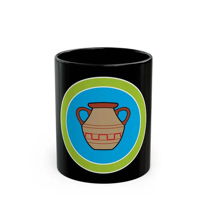 Pottery (Boy Scout Merit Badge) Black Coffee Mug 11oz - Go Mug Yourself