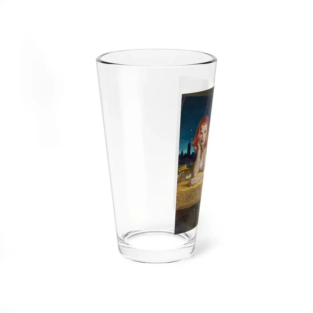 Pound of Flesh, paperback digest cover, c. 1953 - Pint Glass 16oz - Go Mug Yourself