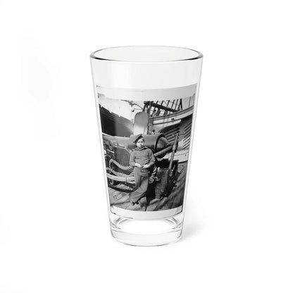 Powder Monkey By Gun Of U.S.S. New Hampshire Off Charleston, S.C. (U.S. Civil War) Pint Glass 16oz-16oz-Go Mug Yourself