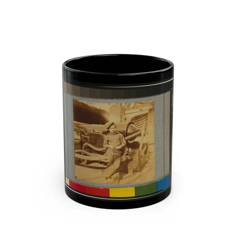 Powder Monkey On U.S.S. New Hampshire, Off Charleston, S.C. (U.S. Civil War) Black Coffee Mug-11oz-Go Mug Yourself