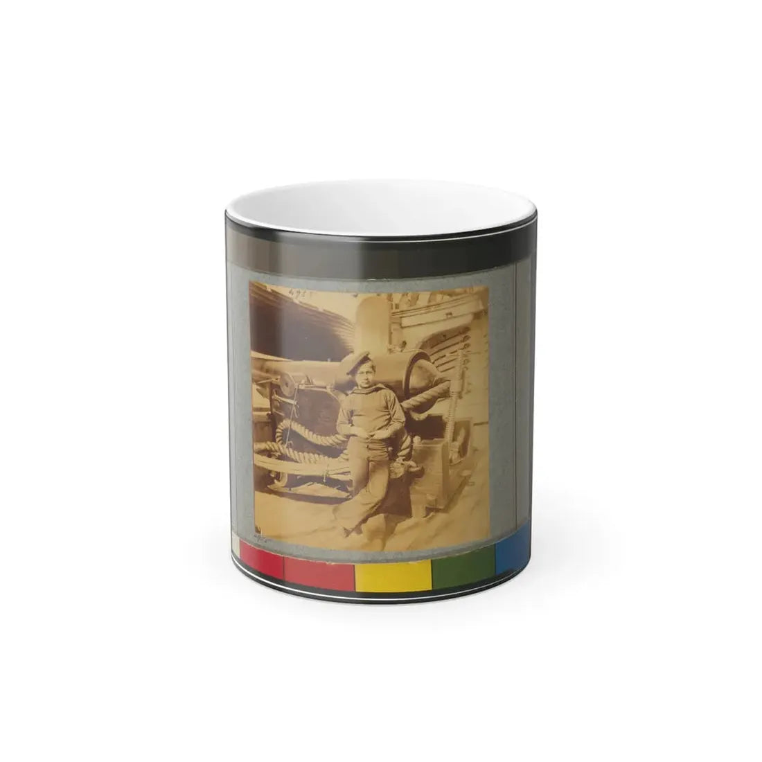 Powder Monkey  on U.S.S. New Hampshire, Off Charleston, S.C. (U.S. Civil War) Color Changing Coffee Mug 11oz Default Title 11oz - Go Mug Yourself