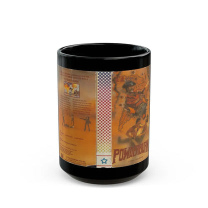 POWDERBURN VERSION 2 (VHS COVER) - Black Coffee Mug-15oz-Go Mug Yourself