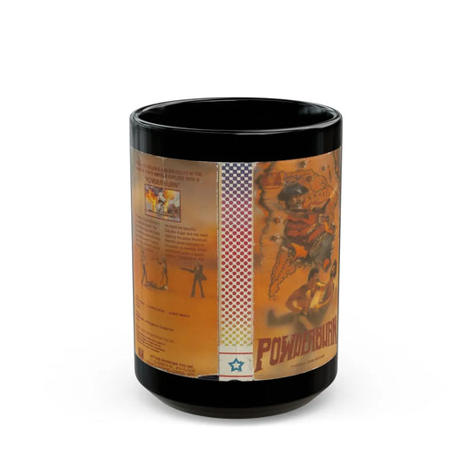 POWDERBURN VERSION 2 (VHS COVER) - Black Coffee Mug-15oz-Go Mug Yourself