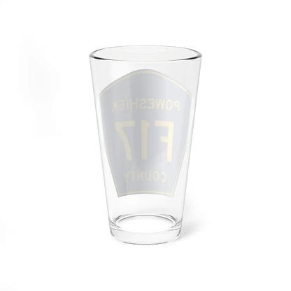 Poweshiek County Route F17 IA (Iowa) (Road Sign) Pint Glass 16oz - Go Mug Yourself
