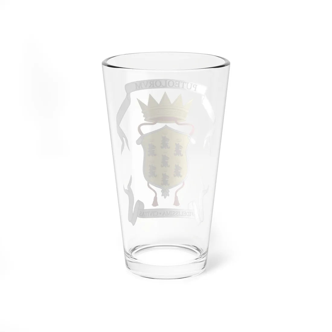 Pozzuoli-Stemma (Italy) (Coat of Arms) Pint Glass 16oz - Go Mug Yourself