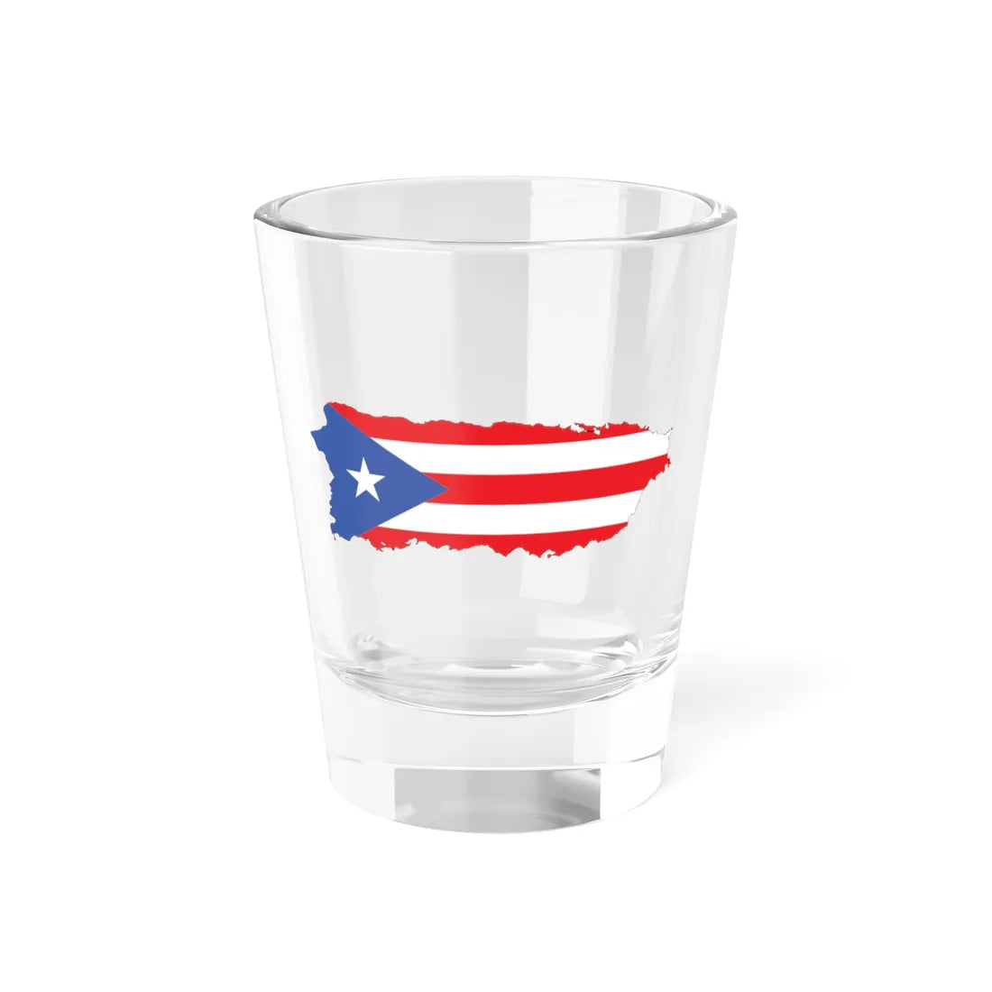 PR flag island (United States) Shot Glass 1.5oz 1.5oz - Go Mug Yourself