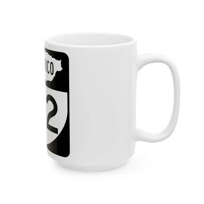PR old 102 (Puerto Rico) (Road Sign) White Coffee Mug - Go Mug Yourself