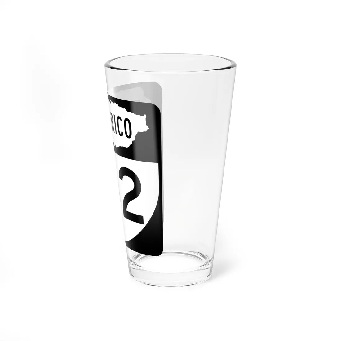 PR old 152 (Puerto Rico) (Road Sign) Pint Glass 16oz - Go Mug Yourself