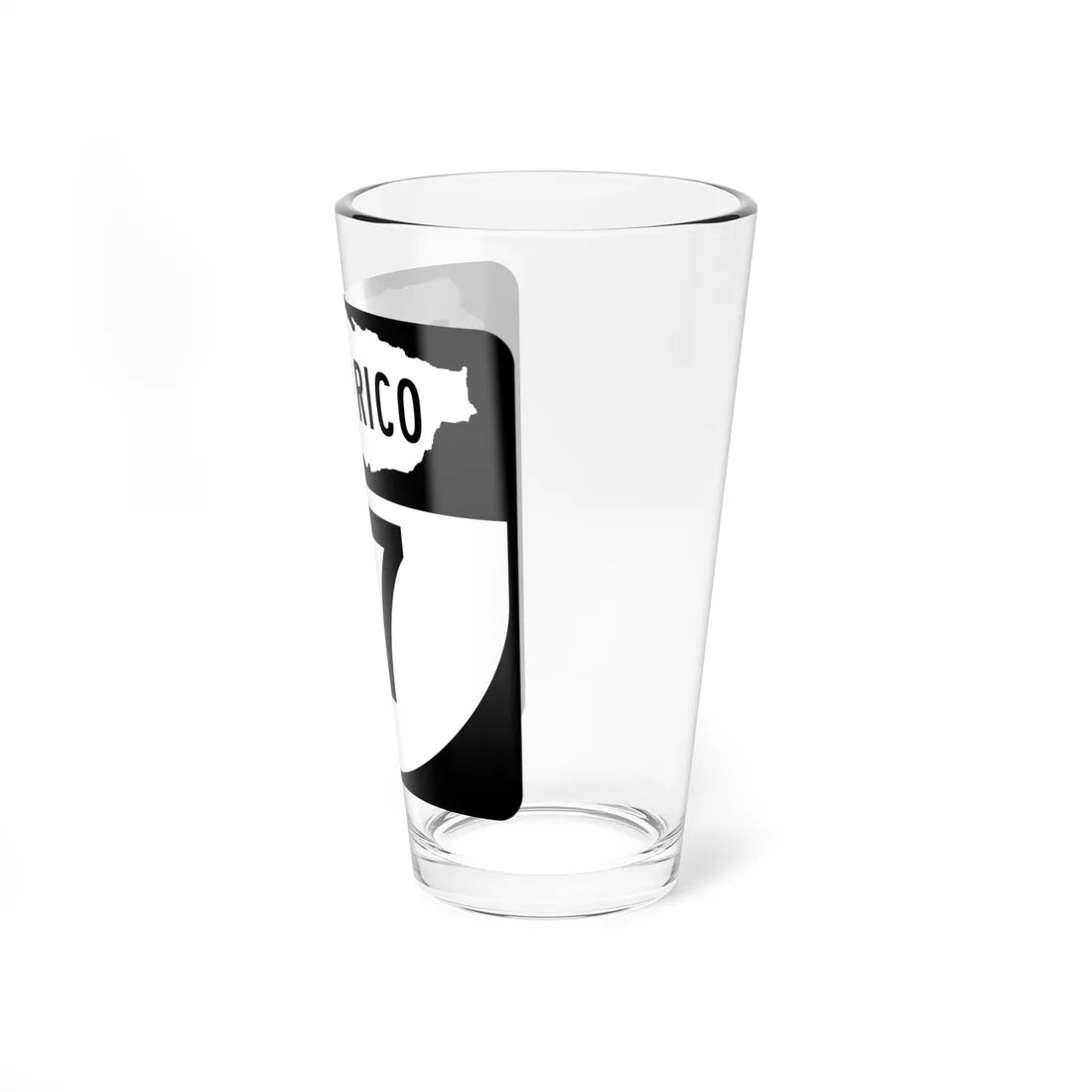 PR old 17 (Puerto Rico) (Road Sign) Pint Glass 16oz - Go Mug Yourself