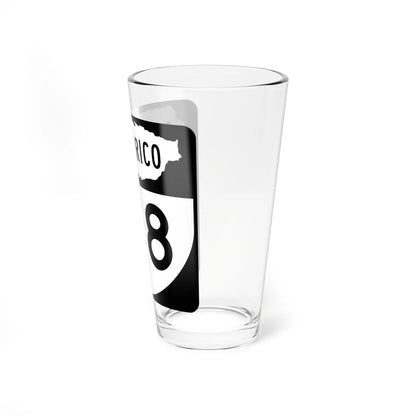 PR old 178 (Puerto Rico) (Road Sign) Pint Glass 16oz - Go Mug Yourself