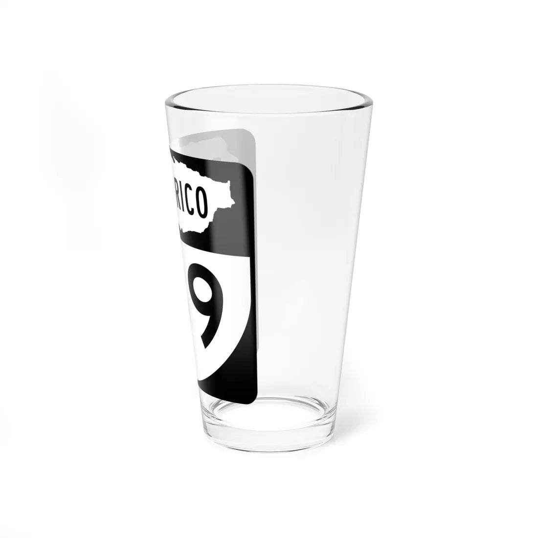 PR old 189 (Puerto Rico) (Road Sign) Pint Glass 16oz - Go Mug Yourself