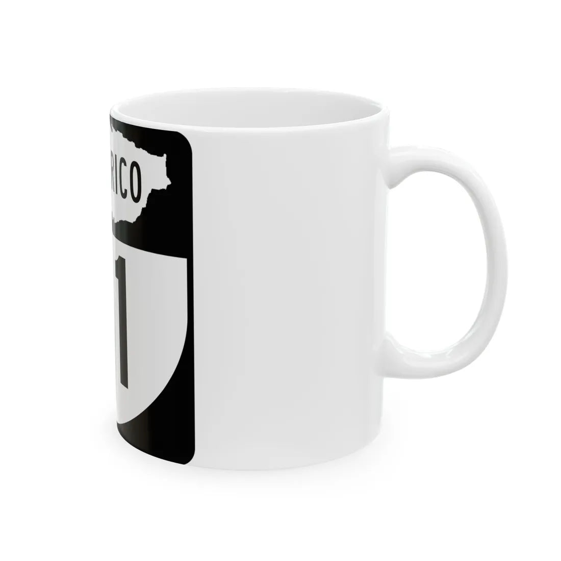 PR old 31 (Puerto Rico) (Road Sign) White Coffee Mug - Go Mug Yourself