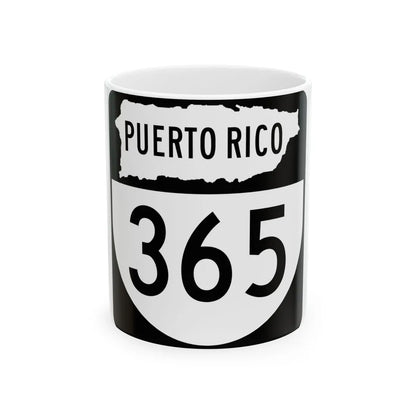 PR old 365 (Puerto Rico) (Road Sign) White Coffee Mug 11oz - Go Mug Yourself