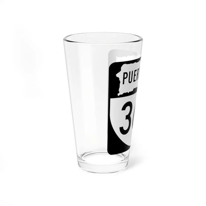 PR old 366 (Puerto Rico) (Road Sign) Pint Glass 16oz - Go Mug Yourself