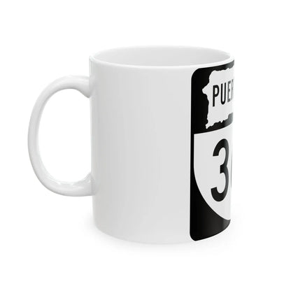PR old 366 (Puerto Rico) (Road Sign) White Coffee Mug - Go Mug Yourself