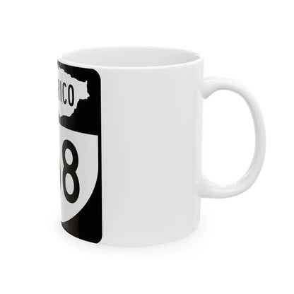 PR old 368 (Puerto Rico) (Road Sign) White Coffee Mug - Go Mug Yourself