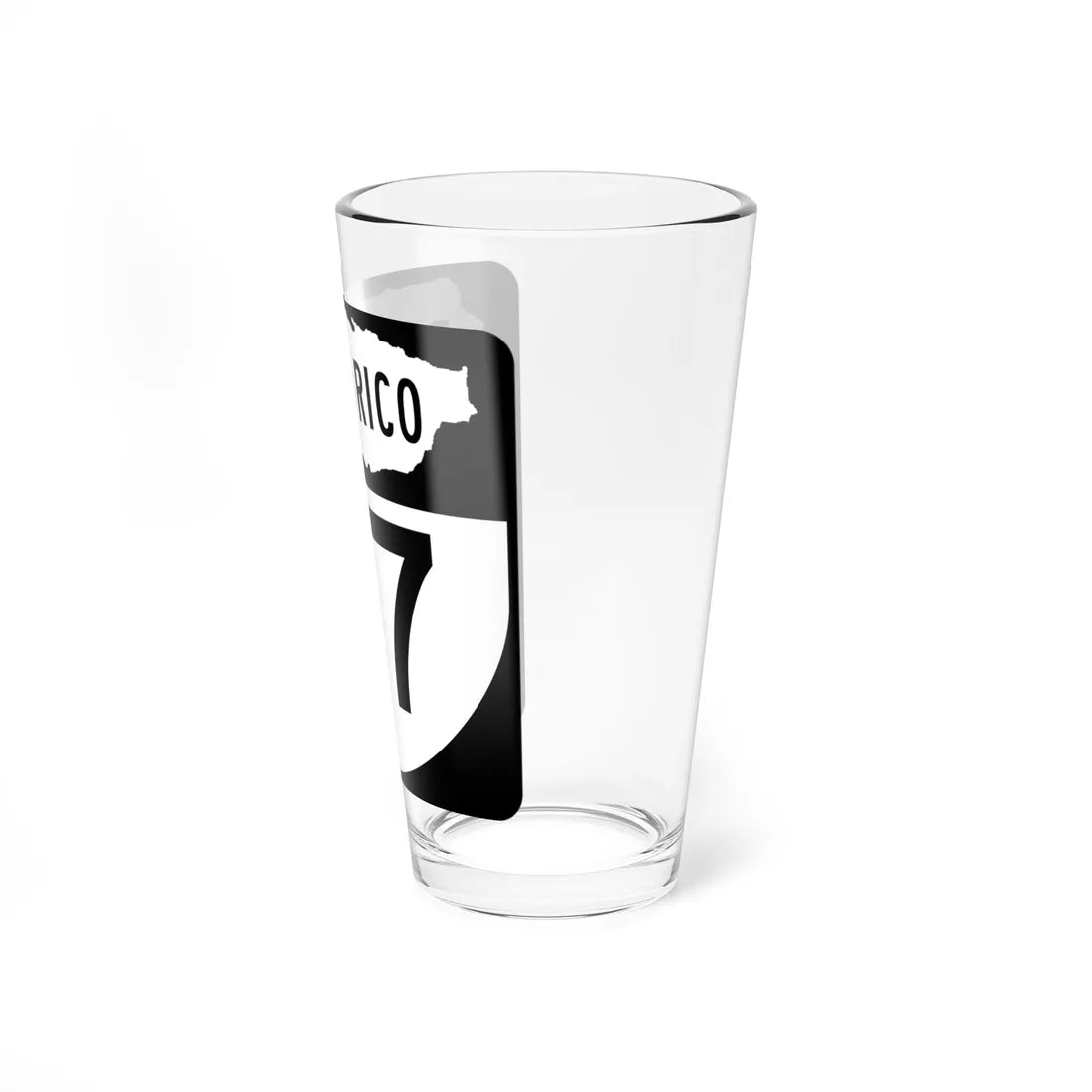 PR old 47 (Puerto Rico) (Road Sign) Pint Glass 16oz - Go Mug Yourself