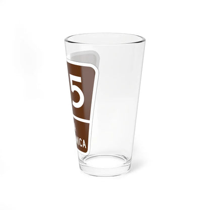 PR old scenic route 135 (Puerto Rico) (Road Sign) Pint Glass 16oz - Go Mug Yourself