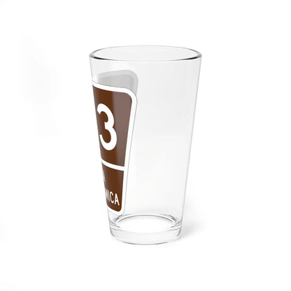PR old scenic route 143 (Puerto Rico) (Road Sign) Pint Glass 16oz - Go Mug Yourself