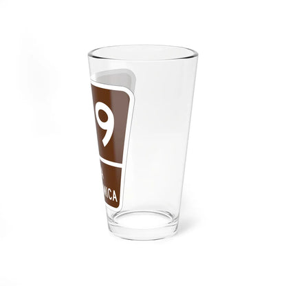 PR old scenic route 149 (Puerto Rico) (Road Sign) Pint Glass 16oz - Go Mug Yourself