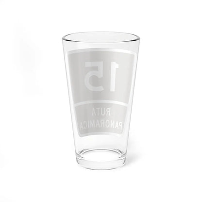 PR old scenic route 15 (Puerto Rico) (Road Sign) Pint Glass 16oz - Go Mug Yourself