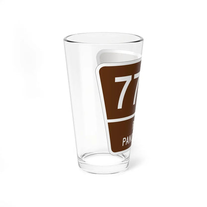 PR old scenic route 7737 (Puerto Rico) (Road Sign) Pint Glass 16oz - Go Mug Yourself